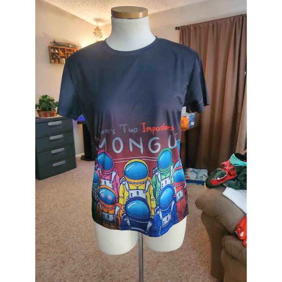 NWOT DR FIT ALIENS AMONG US SHIRT - Picture 1 of 2